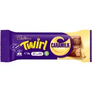 Cadbury Twirl Caramilk Milk Chocolate Bar 39g