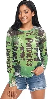 [RPLIFE] St. Patrick's Day Womens Mesh Top, Rave Mesh Top