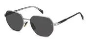 David Beckham DB 1162/F/S Asian Fit 85K/IR Men's Sunglasses Silver Size 56