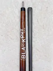 IN STOCK, Jacoby BLACK OUT Carbon Break Pool Cue, FREE HARD CASE (Brown)