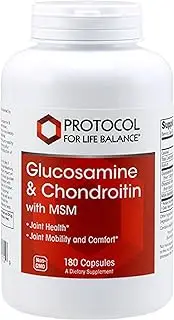 Protocol For Life Balance - Glucosamine and Chondroitin with MSM - 180 Capsules