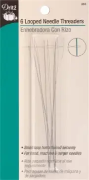 Dritz 252 Looped Needle Threaders-6/Pkg