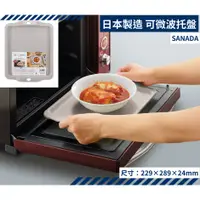 在飛比找蝦皮購物優惠-日本製造 SANADA 微波防燙托盤 耐熱隔熱托盤 湯盤 微