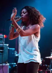 Bayli McKeithan of The Skins in concert at The Royal Oak Music T- 2014 Photo 5