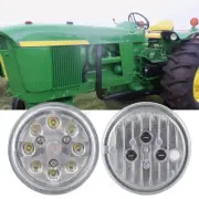 Pair Par36 24W LED Work Lights RE25126 Headlights For John Deere Combine 8820