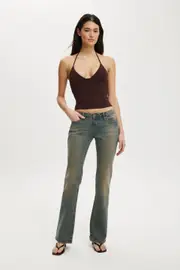 [Cotton On Women] Cotton On Women - Low Rise Bootcut Jean - Rusty blue 20 RUSTY BLUE