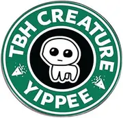 [Pinstant] TBH Autism Creature Autistic Meme Yipee Yippee 1.2" Enamel Pin Badge, 1.2 Inch tall, Metal, enamel