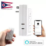 Smart Lighting Lamp Dimmer, Plug in Dimmer Outlet with Pico Remote Work Alexa