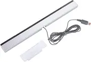 Replacement Wii Sensor Bar, Wired Infrared IR Ray Motion Sensor Signal Receiver with Stand, Wired Sensor Bar for WII Console