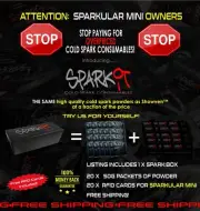 1000g Cold Spark Machine Consumables + RFID Time Cards! FOR SPARKULAR MINI!