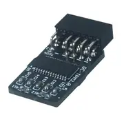 TPM2.0 Module LPC 12Pin Module with SLB9665 11 Upgrade for Motherboard for -TPM2.0 S Black