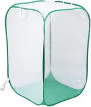 Folding Collapsible Butterfly Habitat Cage - Mesh Observation Tent with Zipper and Handle for Education or Garden Use