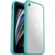 OtterBox Apple iPhone SE (3rd & 2nd Gen) and iPhone 8/7 React Series Case - Sea Spray (Clear / Blue) (77-80952)
