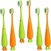 NOLITOY Baby Toothbrush 6pcs Carrot Toothbrush Brush Soft Toothbrushes Soft Toothbrush Childrens Toothbrush Child Toothbrush Teeth Brush Toothbrush for Manual Toothbrush Pp Kids Toothbrush