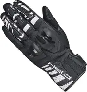 Held Sepang Ladies Motorcycle Gloves, black-white, Size S for Women Black White