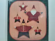 Country Appliques Quilt Pattern - Toy Solider & Santa Stars #CA-60