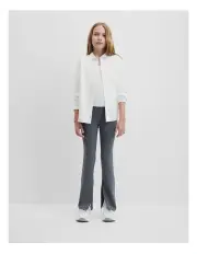 [Country Road] Teen Split Hem Pant in Slate