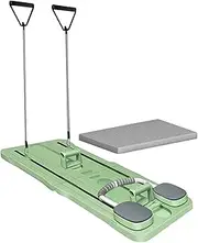 Plank Trainer Abdominal Board - Core Trainer Board, Strength Training Tool | Features Auto Rebound Technology Thick Silicone Elastic Cord, Enhancing Strength Exercise For Gym Enthusiasts