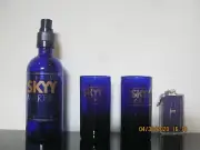 SKYY VODKA - Set of Vermouth Sprayer, 2 Shot Glasses & 1 Key Chain NEW RARE !