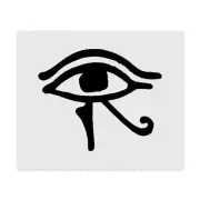 2 x 'Eye Of Horus' Microfibre Lens / Glasses Cleaning Cloths (LC00002933)