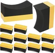 12 Pcs Tire Applicator Dressing Shine Sponge, Tire Dressing Applicator Pads, Color Polishing Sponge for Car Accessories, Car Glass, Painted Steel & Porcelain