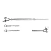 Stainless Steel Wire Rope Balustrade Kit Turnbuckle Jaw/Swage Fork Eye Screws