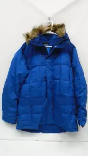 CHAMONIX CHX COLLECTION MENS QUILTED BAFFLE PARKA NAVY SIZE LARGE
