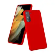 Samsung Galaxy S22 Plus Compatible Case Cover With Liquid Silicone - Red