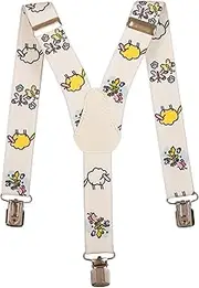 [Olata] Kids Sheep Design Braces | Elastic Y Braces (1-5 Years) - 2.5cm