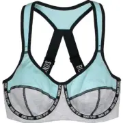 BONDS Blue & Grey Active Bra UK 32B/AU10B £36