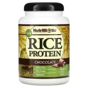 2 X NutriBiotic, Raw Rice Protein, Chocolate, 1.43 lbs (650 g)