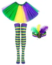 Carnival Mardi Gras Tutu Set