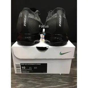 Nike Flyknit Vapormax 灰 黑 氣墊 Oreo 雪花 849558 041 男款