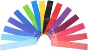TEHAUX 15pcs Elastic Bands for Classroom Chair Bands Colored Chair Straps Chair Legs Relaxing Bands Tpe