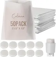 Complete Filter Replacement Set for Toddy Cold Brew System - Includes 10 Reusable Felt Filters and 50 Paper Filter Bags