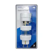 Jackson PTA6663M Outbound Slim Travel Adapter Pack - US / UK / Europe 3 Outbound Adaptors [PTA6663M]
