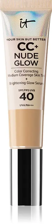 IT Cosmetics Your Skin But Better CC + Nude Glow illuminating foundation SPF 40 in Medium Tan 32 ml