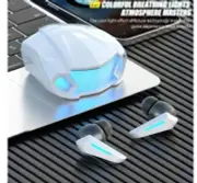 TWS Wireless Headphones LED Light Game Earbuds with Mic