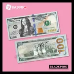 LISA DOLLAR 背紙印刷 BLACKPINK 偏置粗紙組