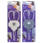 4x Dreambaby 20cm Safety Flexi-Locks D-Shaped Cabinet/Cupboard Handles Assorted