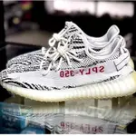 ADIDAS YEEZY 350 V2 BOOST ZEBRA 白斑馬 CP9654-2020 男女款 慢跑鞋