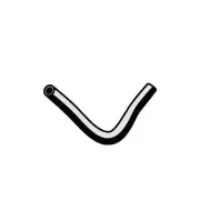 Heater Hose for Mitsubishi Triton K65 MK 2.4L 4 cyl SOHC 16V MPFI 700mm
