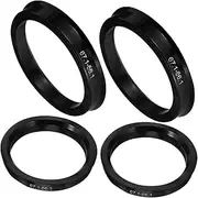 BELLIFFY 4pcs Hub Bore Rings for Car Wheels Durable Plastic Hub Centric Adapters Lightweight Vehicle Wheel Stabilizers for Enhanced Ride Comfort and Vibration Reduction