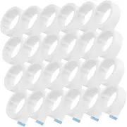 Healeved Eyelash Extension Supplies 20 Rolls Adhesive Lash Tape Non Woven Fabric White for Lash