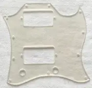 1 Ply Transparent Pickguard For US Gibson SG Standard Style Guitar Pickguard