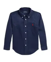 linen shirt 7Y,6Y,4Y,2Y NAVY
