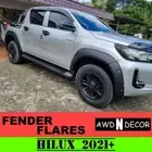 Fender Flares Pocket style suitable for Toyota Hilux SR5 TRD 2021+ Matte Black