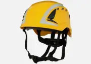 NEW 3M SecureFit Safety Helmet, X5002VX-ANSI, Yellow, vented, reflective climber