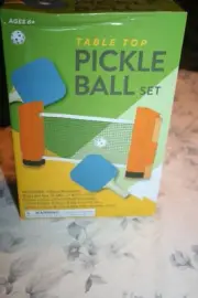 NEW,GENER8 TABLE TOP PICKLE BALL SET, FUN, BOXED, NEVER BEEN OPENED