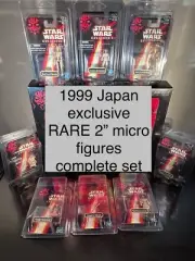Star Wars Episode 1 Minifigures Complete Collection of 8 Japan RARE Custom Cases